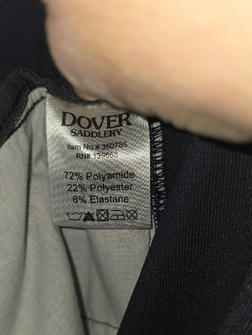 Black Women’s Performance Riding Tights - Picture 3 of 8